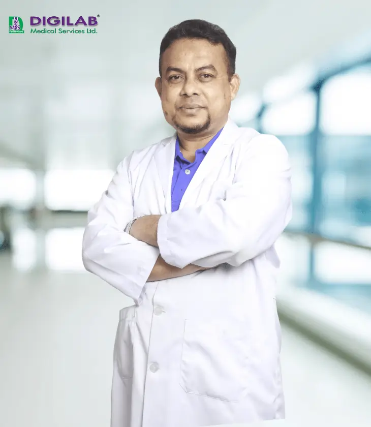 সহকারী অধ্যাপক ডাঃ জি এম রুহুল কুদ্দুস এমবিবিএস, ডি-অর্থো (বিএসএমএমইউ)। সহকারী অধ্যাপক (অর্থোপেডিক ও ট্রমা বিভাগ)- জাতীয় অর্থোপেডিক হাসপাতাল, ঢাকা। বিএমডিসি রেজি নং- এ-২৪২৬৯