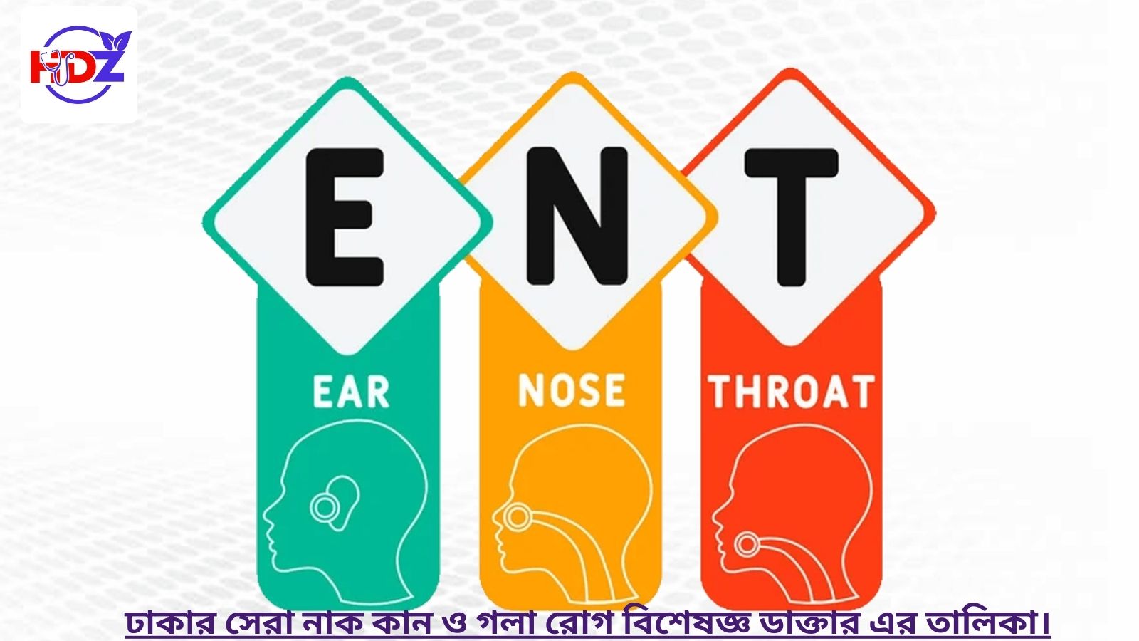 ঢাকার সেরা নাক কান ও গলা রোগ বিশেষজ্ঞ ডাক্তার এর তালিকা।
