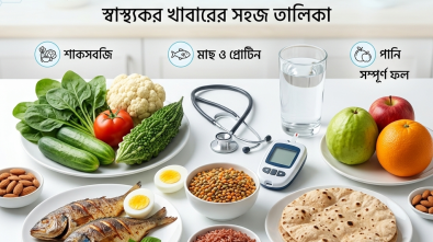 ডায়াবেটিস হলে কোন খাবার খাবেন