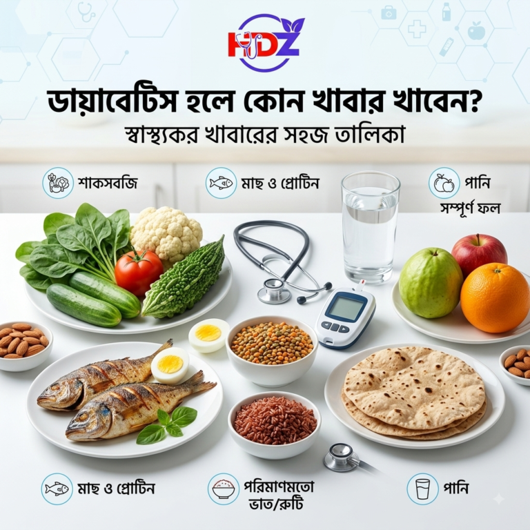 ডায়াবেটিস হলে কোন খাবার খাবেন