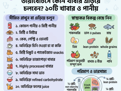 ডায়াবেটিসে কোন খাবার এড়িয়ে চলবেন