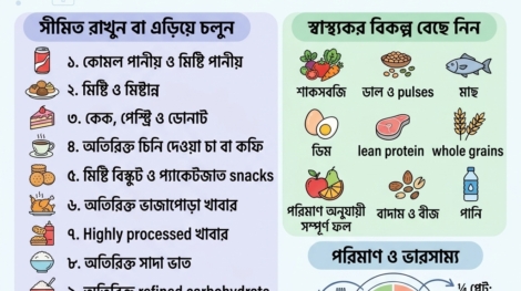 ডায়াবেটিসে কোন খাবার এড়িয়ে চলবেন