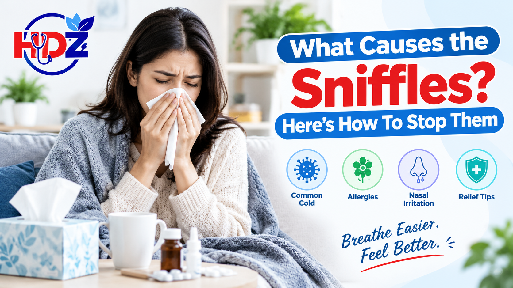 What causes the sniffles and how to stop a runny nose